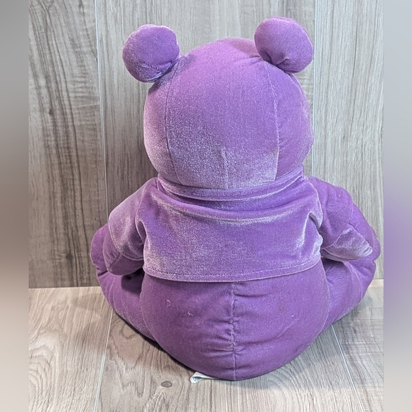 DISNEY Sweet Lilac Winnie The Pooh Purple Plush Stuffed Animal Bear Velvety - Picture 5 of 10